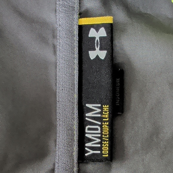 Under Armour Loose Zip Up Lightweight Windbreaker Jacket YMD Youth Medium - Picture 2 of 16